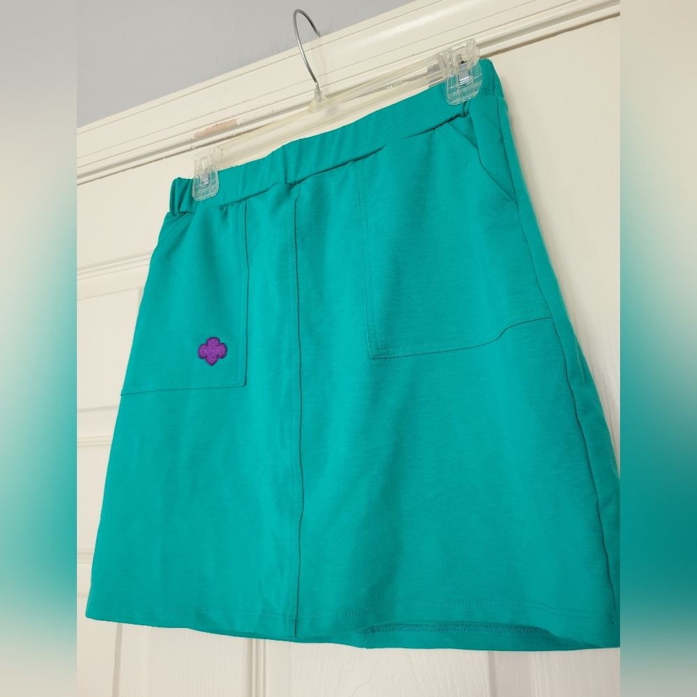 SOLD OUT GIRL SCOUTS Girls plus size XL (18P) Skort Pockets Elastic